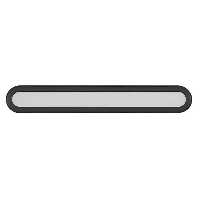 Osram LED-Unterbauleuchte Linearleuchte Mobil Magnet - L x B x H: 28 x 4 x 4,8 cm, Lichtfarbe: Tageslichtweiß - Schlanke, längliche LED-Wandleuchte mit schwarzem Rahmen und einem hellen, länglichen Leuchtbereich.
