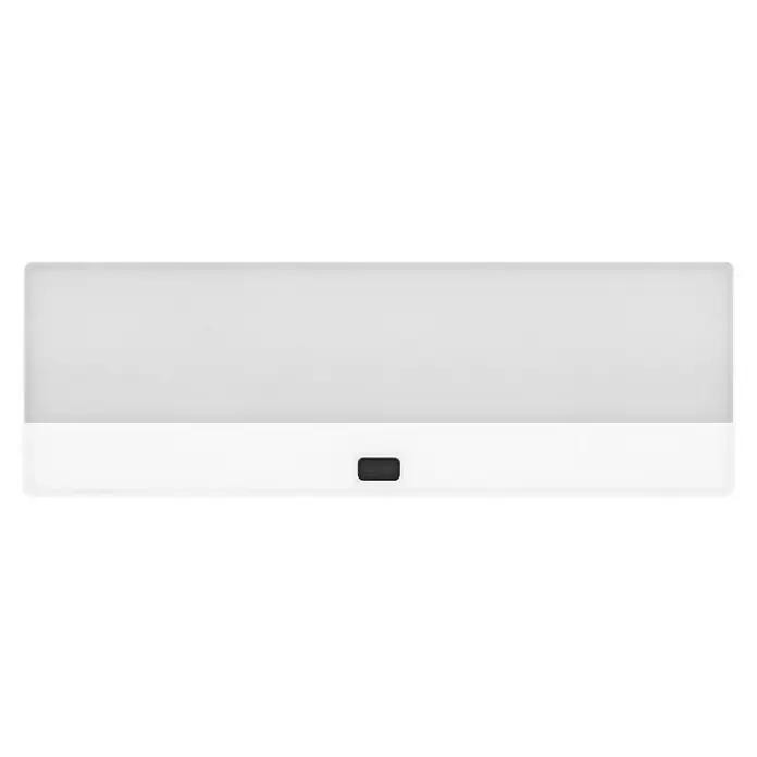 Osram LED-Unterbauleuchte - L x B x H: 30 x 10 x 0,8 cm, Lichtfarbe: Tageslichtweiß, 220 V - 240 V - Diese Aufnahme zeigt ein LED-Panel in einem schlichten, weißen Design, das sich durch seine moderne Optik und Funktionalität auszeichnet.