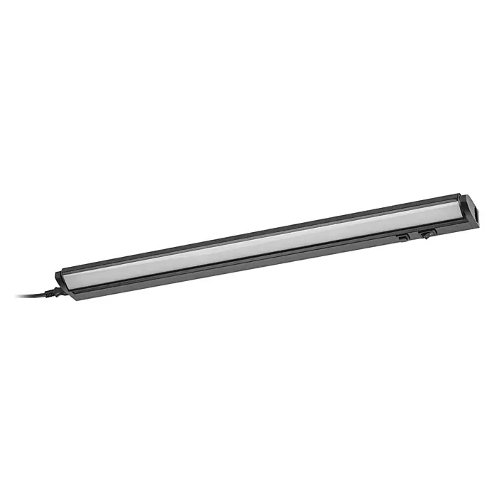 Osram LED-Unterbauleuchte Linear - L x B x H: 55,7 x 6 x 2,4 cm, Lichtfarbe: Tageslichtweiß, 220 V - 240 V, Schwarz - Eine Studioleuchte, ideal für professionelle Aufnahmen, mit einstellbarer Helligkeit und Farbtemperatur für optimale Beleuchtungsergebnisse.