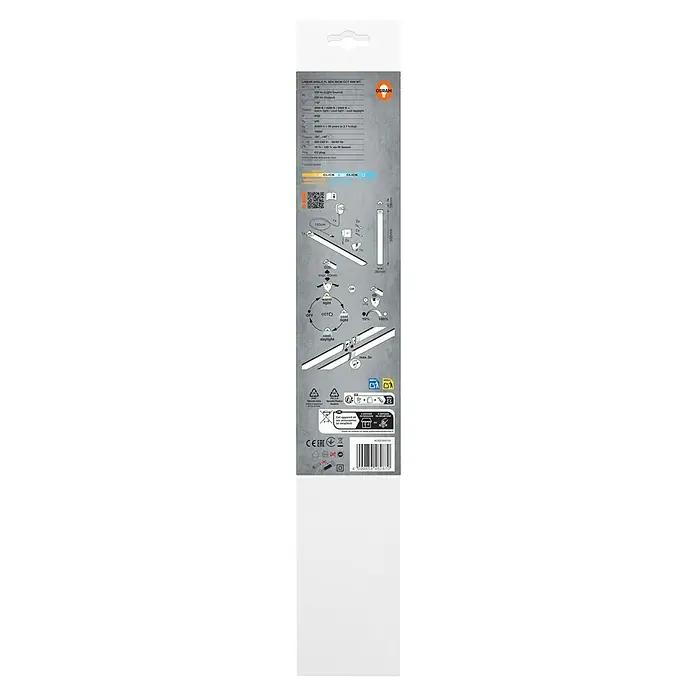 Osram LED-Unterbauleuchte Linear - L x B x H: 35 x 3,6 x 1,8 cm, Lichtfarbe: Tageslichtweiß, 220 V - 240 V - Produktbild eines Osram Linear Angle FL SEN 35CM CCT DIM WT.