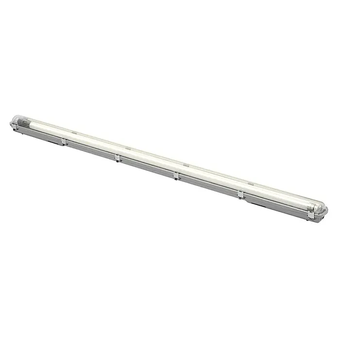 Osram LED-Feuchtraumlichtleiste - Kaltweiß, Länge: 127,7 cm, IP65, 16 W, 1.300 lm - Eine längliche, staubdichte Leuchte mit einer Schutzabdeckung, ideal für industrielle Umgebungen.