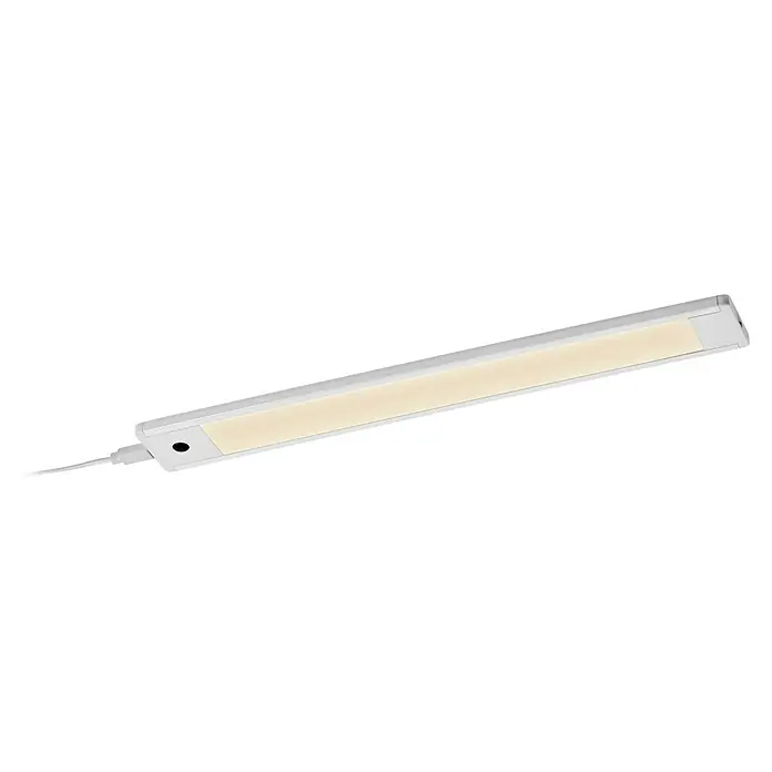 Osram LED-Unterbauleuchte - L x B x H: 30 x 4 x 0,6 cm, Lichtfarbe: Tageslichtweiß, 220 V - 240 V - Eine moderne, schlanke LED-Unterbauleuchte in Weiß, ideal für Küchen oder Arbeitsbereiche, die eine helle und effiziente Beleuchtung bietet.