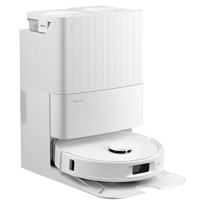 Roborock Robot aspirador con mopa QR 598 White (Potencia de aspiración: 8.000 Pa, Duración de la batería: 180 min, Capacidad del robot: 330 ml, Blanco) | BAUHAUS