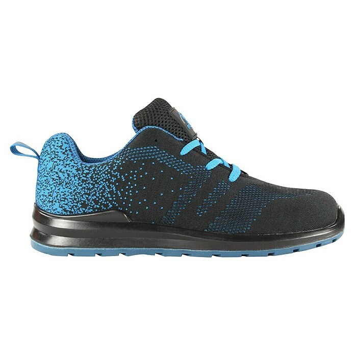 Sicherheitshalbschuh Blue Star  (Schwarz/Blau, 44, S1)