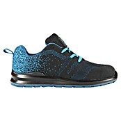 Sicherheitshalbschuh Blue Star  (Schwarz/Blau, 44, S1)