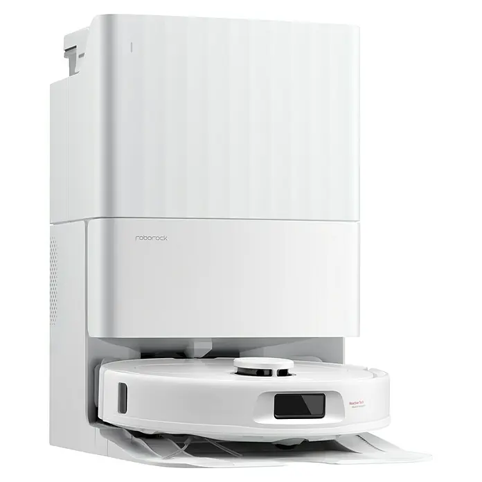 Roborock Saugwischroboter QR 598 White - Saugkraft: 8.000 Pa, Akkulaufzeit: 180 min, Fassungsvermögen Roboter: 330 ml, Weiß - Der Roborock S8 Pro Ultra Saugroboter mit Reinigungsstation in Weiß sorgt für ein sauberes Zuhause mit minimalem Aufwand.