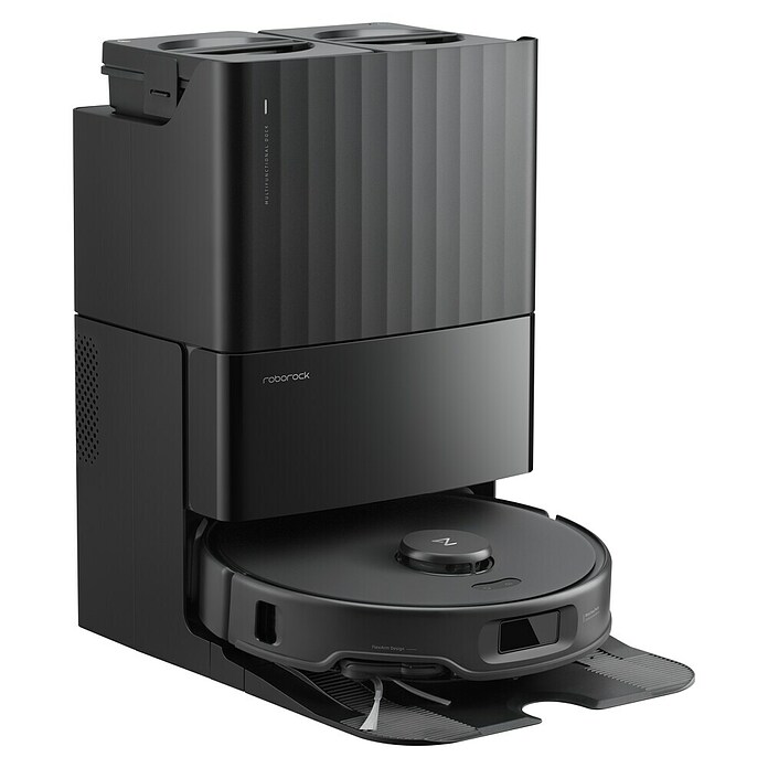Roborock Robot aspirador con mopa Qrevo Edge 5V1 Black (Potencia de aspiración: 18.500 Pa, Duración de la batería: 180 min, Capacidad del robot: 325 ml, Negro) | BAUHAUS