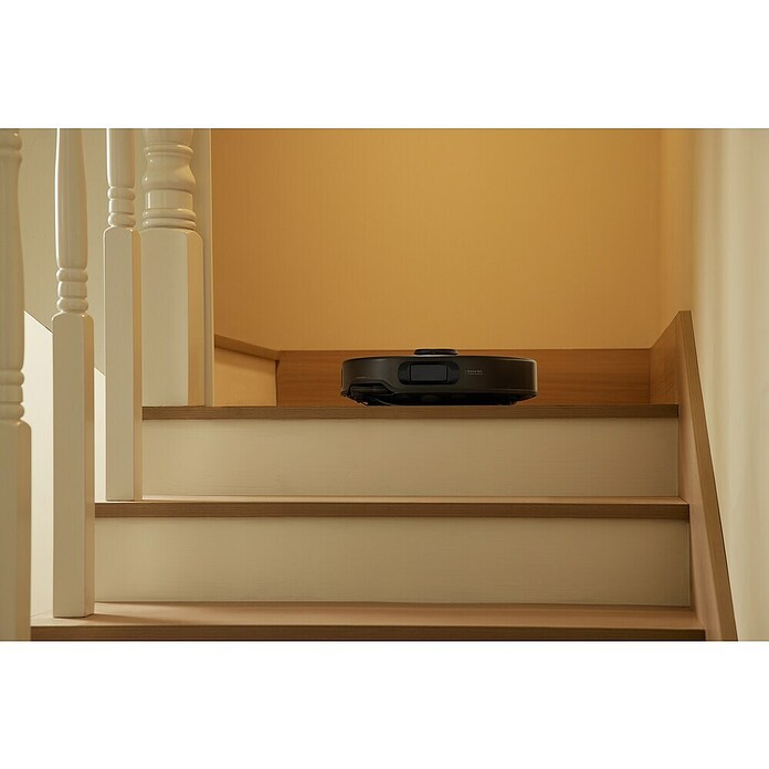 Roborock Robot aspirador con mopa Qrevo Edge 5V1 Black (Potencia de aspiración: 18.500 Pa, Duración de la batería: 180 min, Capacidad del robot: 325 ml, Negro) | BAUHAUS