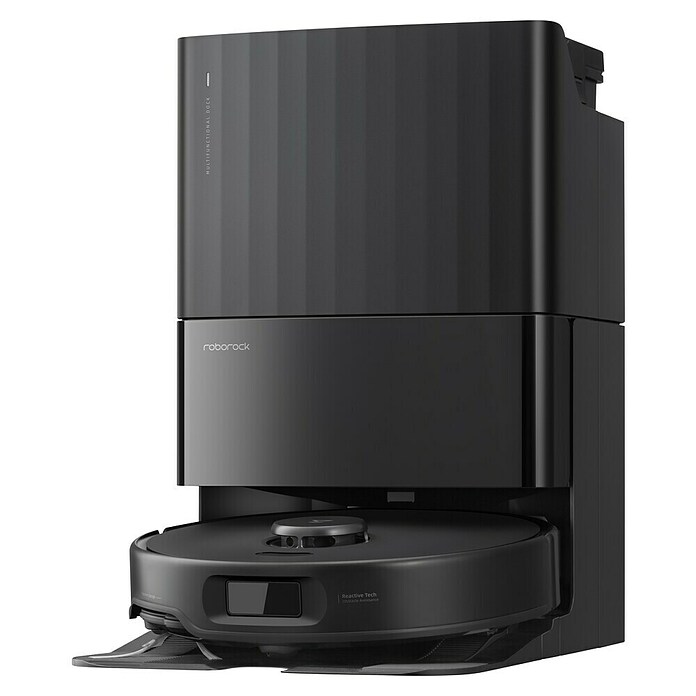 Roborock Robot aspirador con mopa Qrevo Edge 5V1 Black (Potencia de aspiración: 18.500 Pa, Duración de la batería: 180 min, Capacidad del robot: 325 ml, Negro) | BAUHAUS