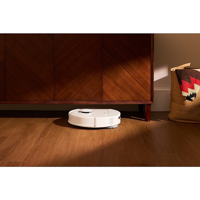 Roborock Robot aspirador con mopa QR 598 White (Potencia de aspiración: 8.000 Pa, Duración de la batería: 180 min, Capacidad del robot: 330 ml, Blanco) | BAUHAUS