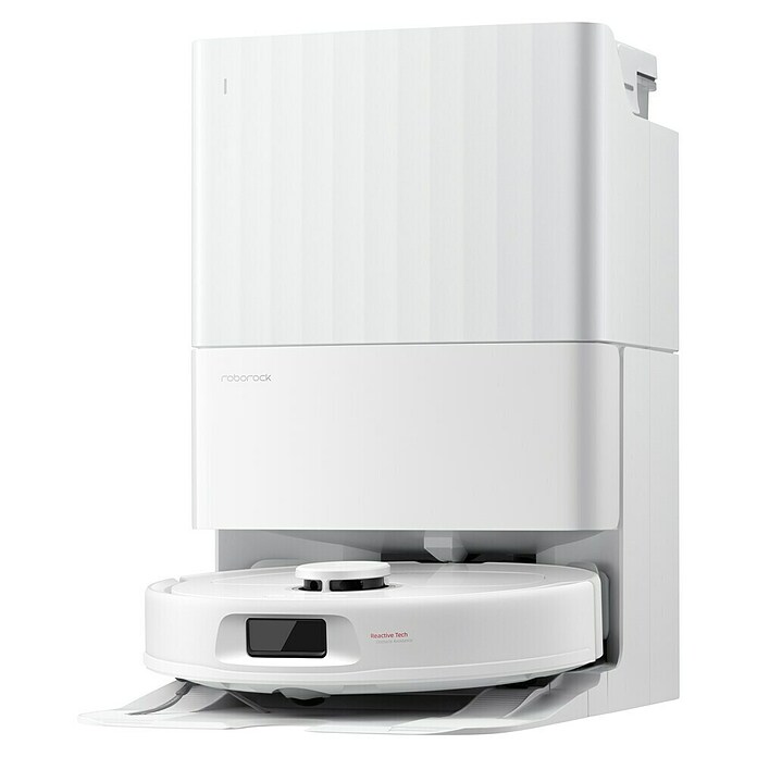 Roborock Robot aspirador con mopa QR 598 White (Potencia de aspiración: 8.000 Pa, Duración de la batería: 180 min, Capacidad del robot: 330 ml, Blanco) | BAUHAUS