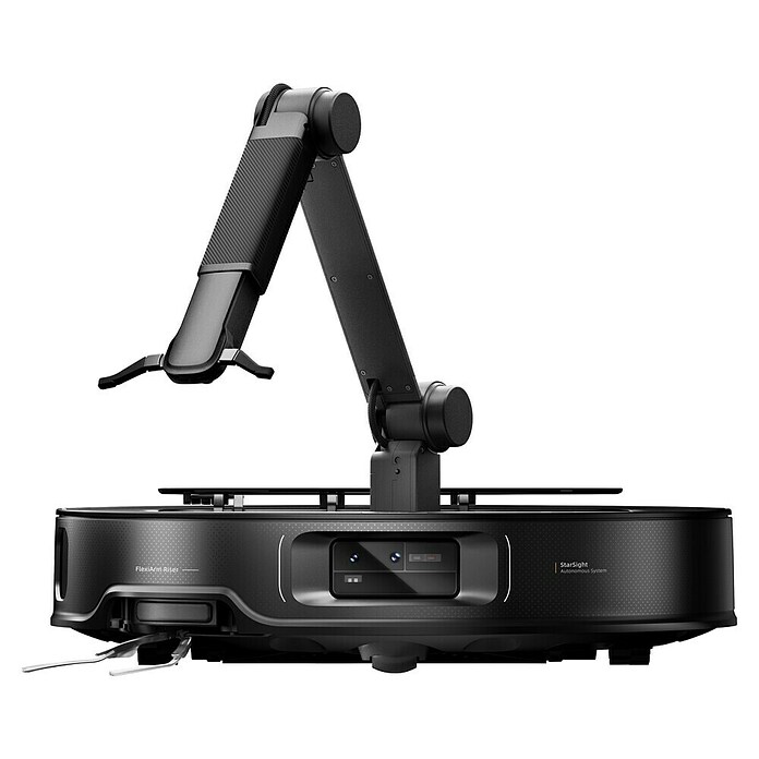 Roborock Robot aspirador con mopa Saros Z70 R&D Black con conexión de agua (Potencia de aspiración: 22.000 Pa, Duración de la batería: 135 min, Capacidad del robot: 350 ml, Negro) | BAUHAUS