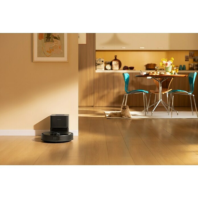 Roborock Saugwischroboter Q10 VF+ Black (Saugkraft: 10 000 Pa, Akkulaufzeit: 240 min, Fassungsvermögen Roboter: 350 ml, Schwarz) | BAUHAUS