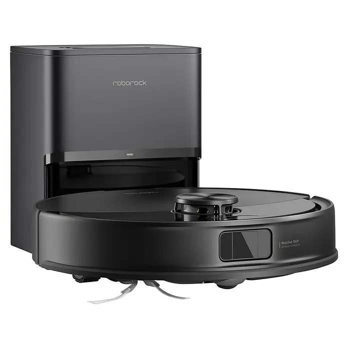 Roborock Saugwischroboter Q10 VF+ Black - Saugkraft: 10.000 Pa, Akkulaufzeit: 240 min, Fassungsvermögen Roboter: 350 ml, Schwarz - Das Roborock S8 Pro Ultra Saugroboter- und Wischsystem mit intelligenter Navigation und automatischer Reinigungsstation für mühelose Sauberkeit.