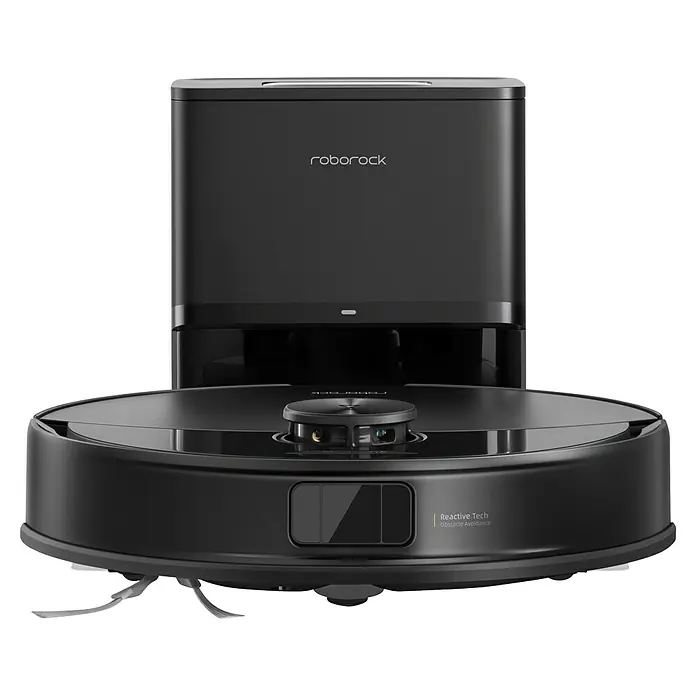 Roborock Saugwischroboter Q10 VF+ Black - Saugkraft: 10.000 Pa, Akkulaufzeit: 240 min, Fassungsvermögen Roboter: 350 ml, Schwarz - Roborock Saugroboter mit Absaugstation. Der Saugroboter bietet reaktive Technologie zur Hindernisvermeidung für eine effiziente Reinigung.