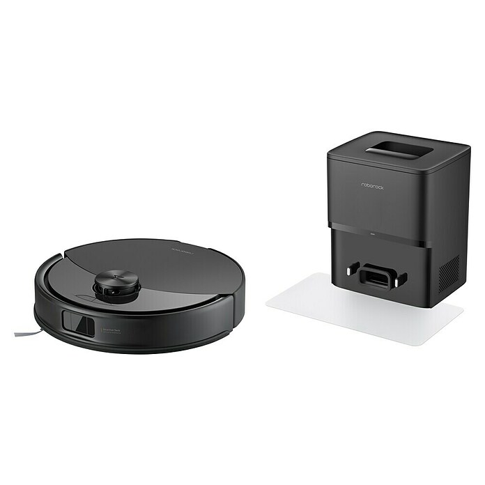 Roborock Saugwischroboter Q10 VF+ Black (Saugkraft: 10 000 Pa, Akkulaufzeit: 240 min, Fassungsvermögen Roboter: 350 ml, Schwarz) | BAUHAUS