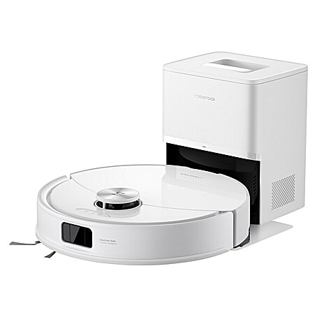 Roborock Saugwischroboter Q10 VF+ White (Saugkraft: 10 000 Pa, Akkulaufzeit: 240 min, Fassungsvermögen Roboter: 350 ml, Weiß)