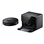 Roborock Robot aspirador con mopa Saros Z70 R&D Black con conexión de agua (Potencia de aspiración: 22.000 Pa, Duración de la batería: 135 min, Capacidad del robot: 350 ml, Negro) | BAUHAUS