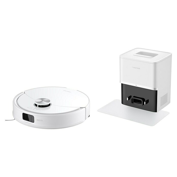 Roborock Saugwischroboter Q10 VF+ White (Saugkraft: 10 000 Pa, Akkulaufzeit: 240 min, Fassungsvermögen Roboter: 350 ml, Weiß) | BAUHAUS