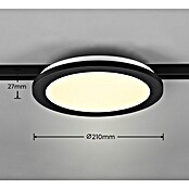 Trio Lighting DUOline Led-plafondlamp, rond Camillus (Ø x h: 26 x 2,7 cm, Warm wit) | BAUHAUS