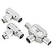 Q-Link Coax verbinder Splitter - 1x female 2x male (Coax-aansluiting) | BAUHAUS