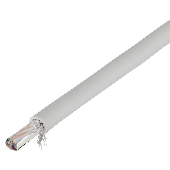 Q-Link UTP-kabel S/FTP CAT7 - KPN (Kabellengte: 10 m, Wit) | BAUHAUS