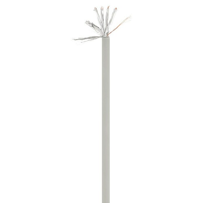 Q-Link UTP-kabel S/FTP CAT7 - KPN (Kabellengte: 10 m, Wit) | BAUHAUS