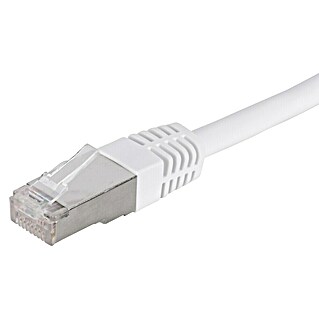 Q-Link Kabel voor netwerk CAT 6 - 3 meter (Wit, RJ45-stekker, Tot 1 GBit/s)