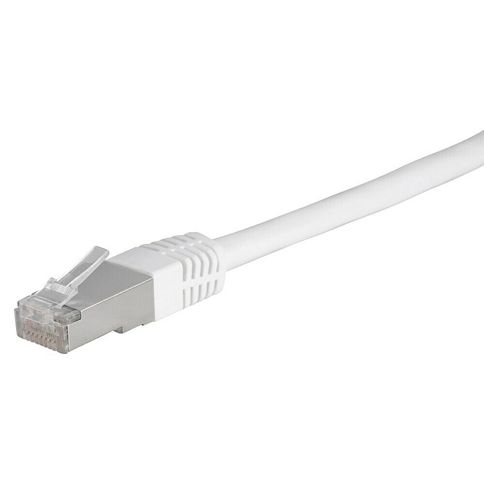 Q-Link Kabel voor netwerk CAT 6 - 5 meter (Wit, RJ45-stekker, Tot 1 GBit/s) | BAUHAUS