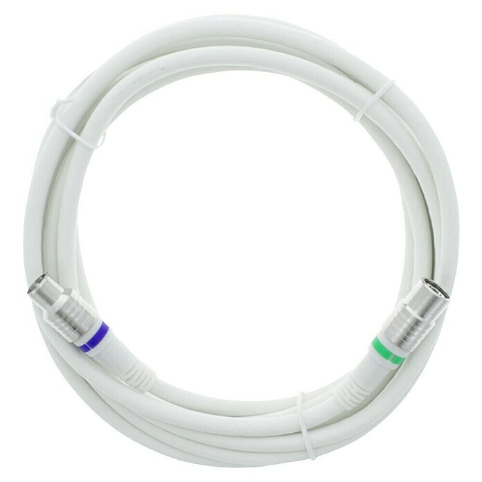 Q-Link Coaxkabel 3 meter (Wit) | BAUHAUS