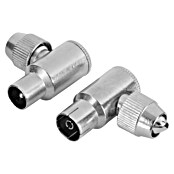 Q-Link Coax haakse connector, female en male (Metaal, 2 st.) | BAUHAUS