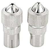 Q-Link Coax connector, female en male (Metaal, 2 st.) | BAUHAUS