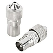 Q-Link Coax connector, female en male (Metaal, 2 st.) | BAUHAUS