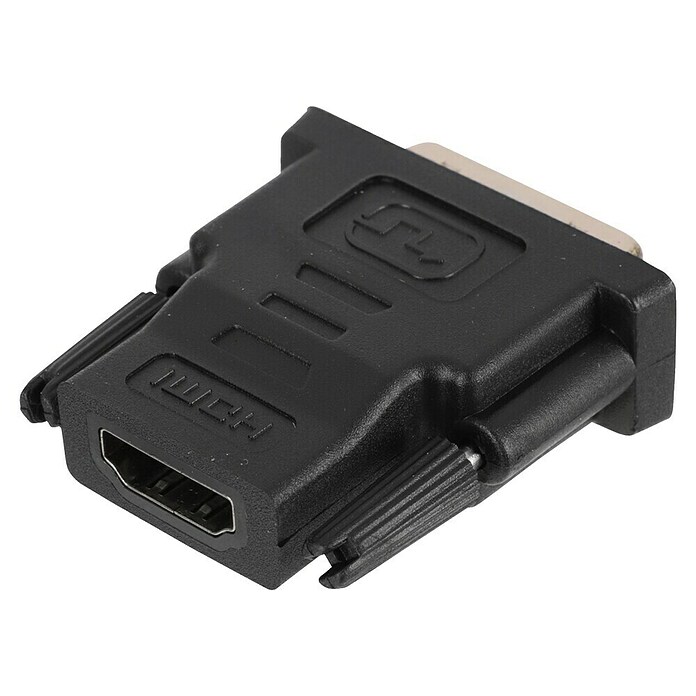 Q-Link HDMI-adapter naar DVI (Zwart, 1 x HDMI-aansluiting) | BAUHAUS