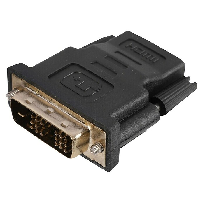 Q-Link HDMI-adapter naar DVI (Zwart, 1 x HDMI-aansluiting) | BAUHAUS