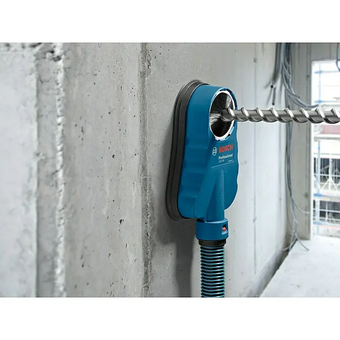 Bosch Professional Absaugvorrichtung GDE 68 -  - Bohren leicht gemacht: Bosch GDE 16 Professional Staubabsaugung mit Bohrer für saubere Baustellen ohne Staubbelästigung.
