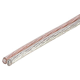Q-Link Luidsprekerkabel (Transparant, 50 m)
