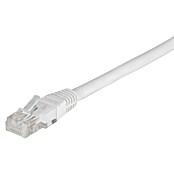 Q-Link UTP-kabel CAT 6 met 2x RJ45 (Kabellengte: 10 m, Wit) | BAUHAUS
