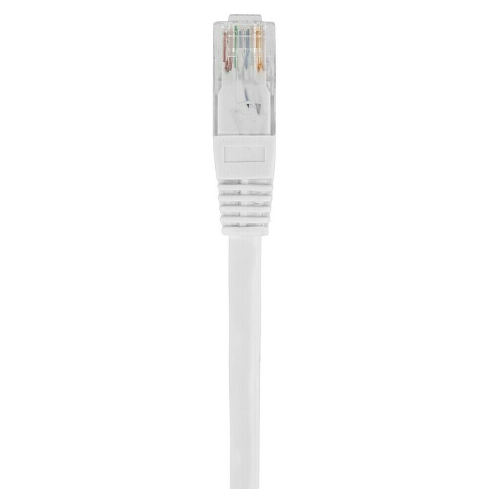 Q-Link UTP-kabel CAT 6 met 2x RJ45 (Kabellengte: 10 m, Wit) | BAUHAUS