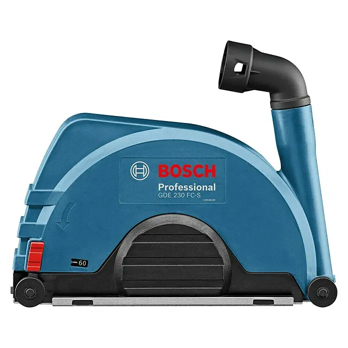 Bosch Professional Absaugvorrichtung - Passend für: Bosch Winkelschleifer GWS-Serie mit Ø 230 mm - Bosch GDE 230 FC-S Staubabsaugung für Winkelschleifer, professionelles Zubehör zur effektiven Staubkontrolle beim Schleifen.