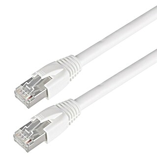 Q-Link Netwerkkabel CAT 7 met 2x RJ45 (Wit, Tot 10 Gbit/s, 3 m)