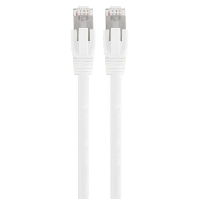Q-Link Netwerkkabel CAT 7 met 2x RJ45 (Wit, Tot 10 Gbit/s, 3 m) | BAUHAUS