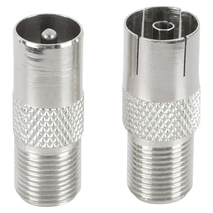 Q-Link Coaxadapter Buitendraads (F-connector, 1x male, 1x female) | BAUHAUS