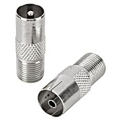 Q-Link Coaxadapter Buitendraads (F-connector, 1x male, 1x female) | BAUHAUS