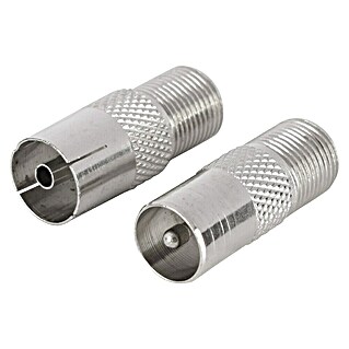 Q-Link Coaxadapter Buitendraads (F-connector, 1x male, 1x female)