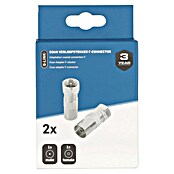 Q-Link Coaxadapter Binnendraads (F-connector, 1x male, 1x female) | BAUHAUS