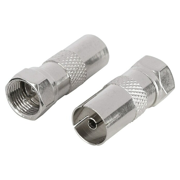 Q-Link Coaxadapter Binnendraads (F-connector, 1x male, 1x female) | BAUHAUS