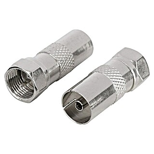 Q-Link Coaxadapter Binnendraads (F-connector, 1x male, 1x female)
