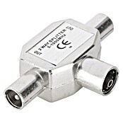 Q-Link Coax kabelverbinder Splitter 1x female 2x male (Coax-aansluiting, Metaal) | BAUHAUS