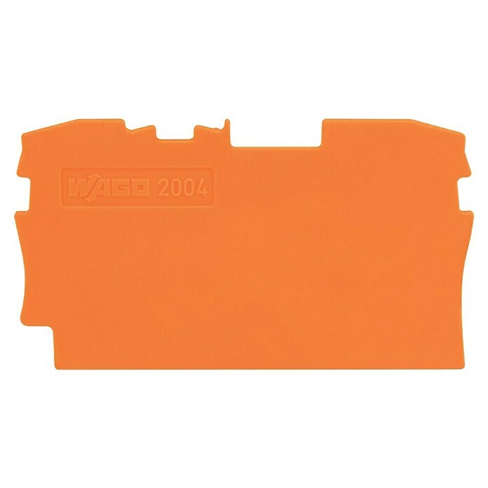 Wago Zwischenplatte (Ausführung: 2004-1292, Orange, Kunststoff) | BAUHAUS